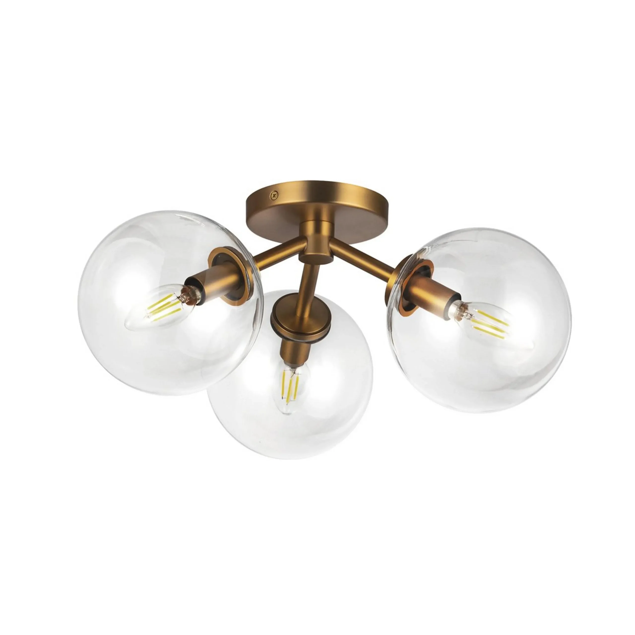 Algonac Spheres Ceiling Light - Clear