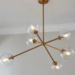 Algonac Spheres Chandelier - Clear