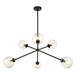 Algonac Spheres Chandelier - Clear