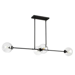 Algonac Spheres Island Chandelier - Clear