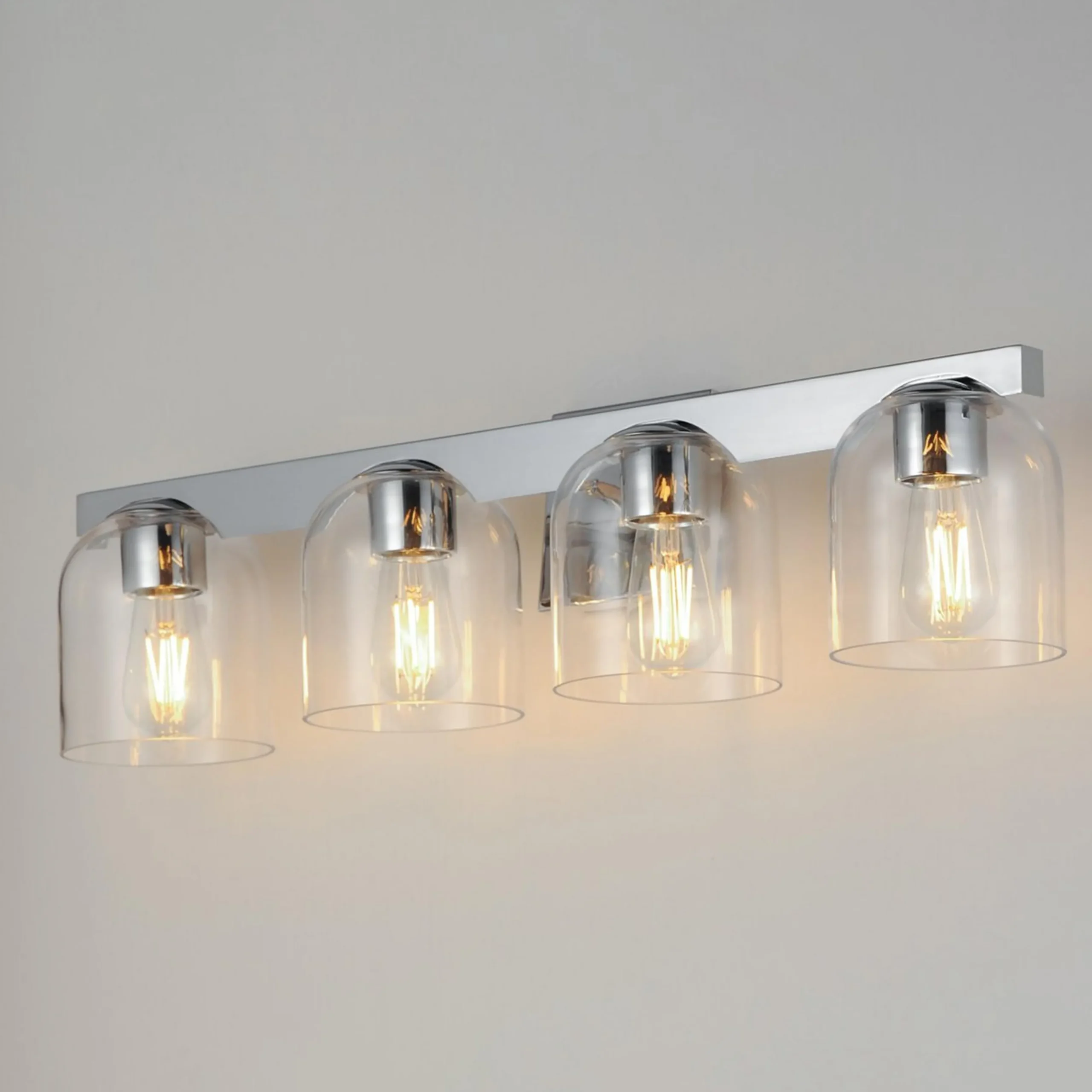 Amanda Vanity Light - 4 Light - Clear