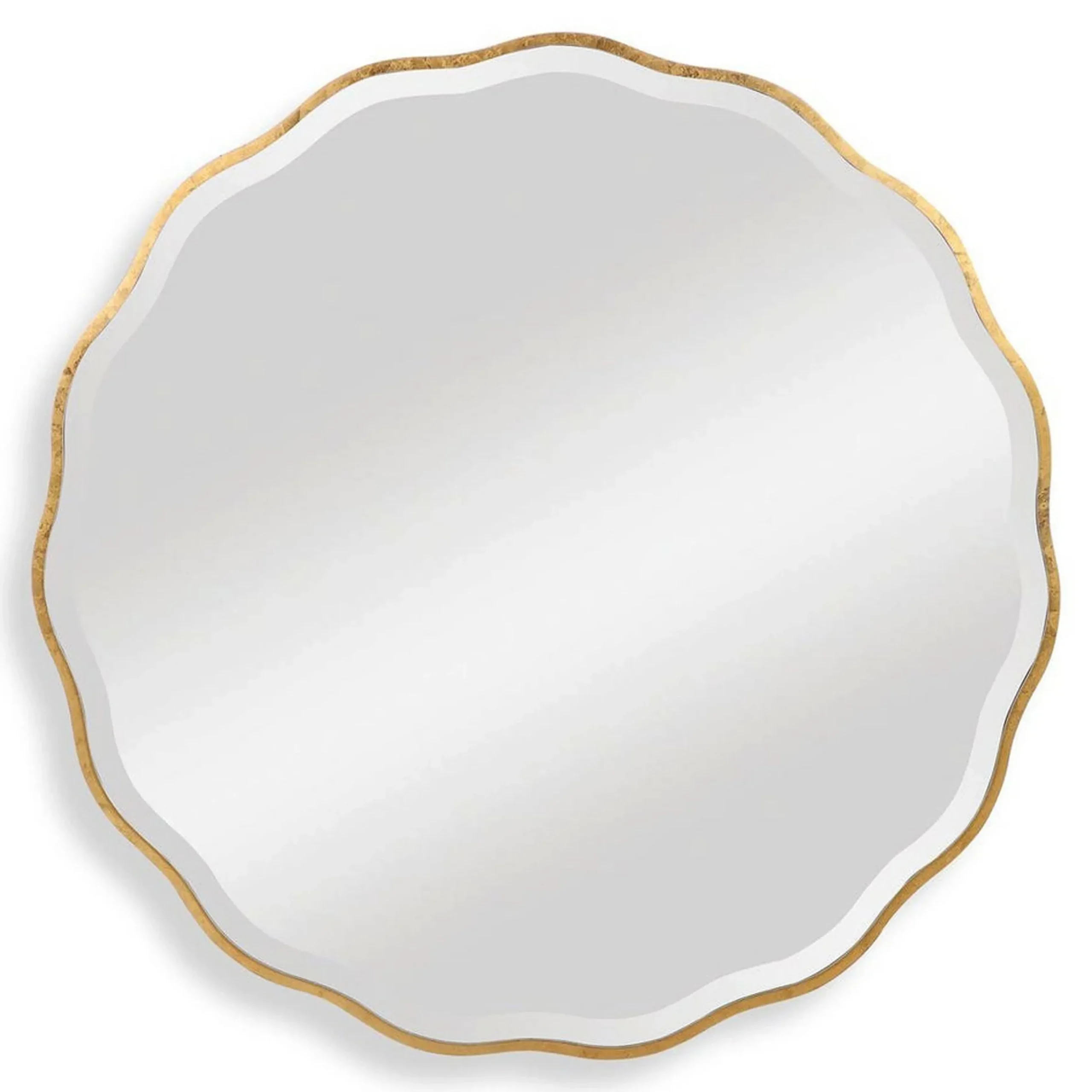 Annette Scallop Round Mirror
