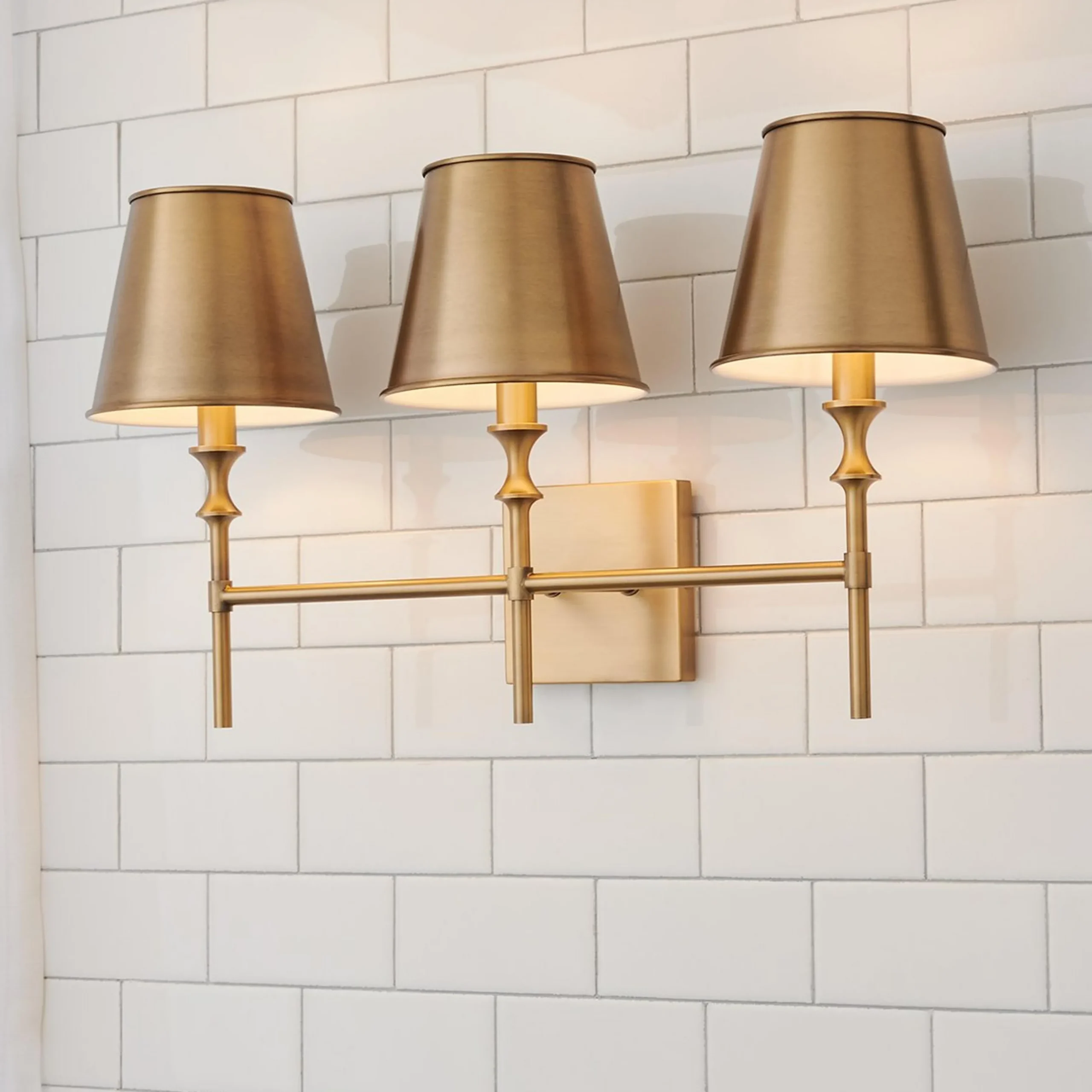 Antigue Vanity Light - 3 Light