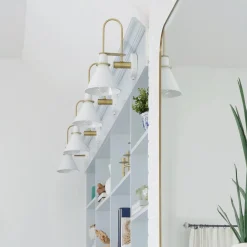 Arched Cone Shade Swing Arm