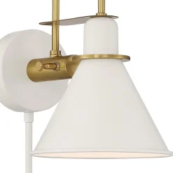 Arched Cone Shade Swing Arm