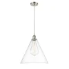 Arthur Cone Pendant - Large - Clear Glass