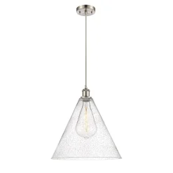 Arthur Cone Pendant - Large - Seedy Glass