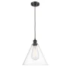 Arthur Cone Pendant - Small - Clear Glass