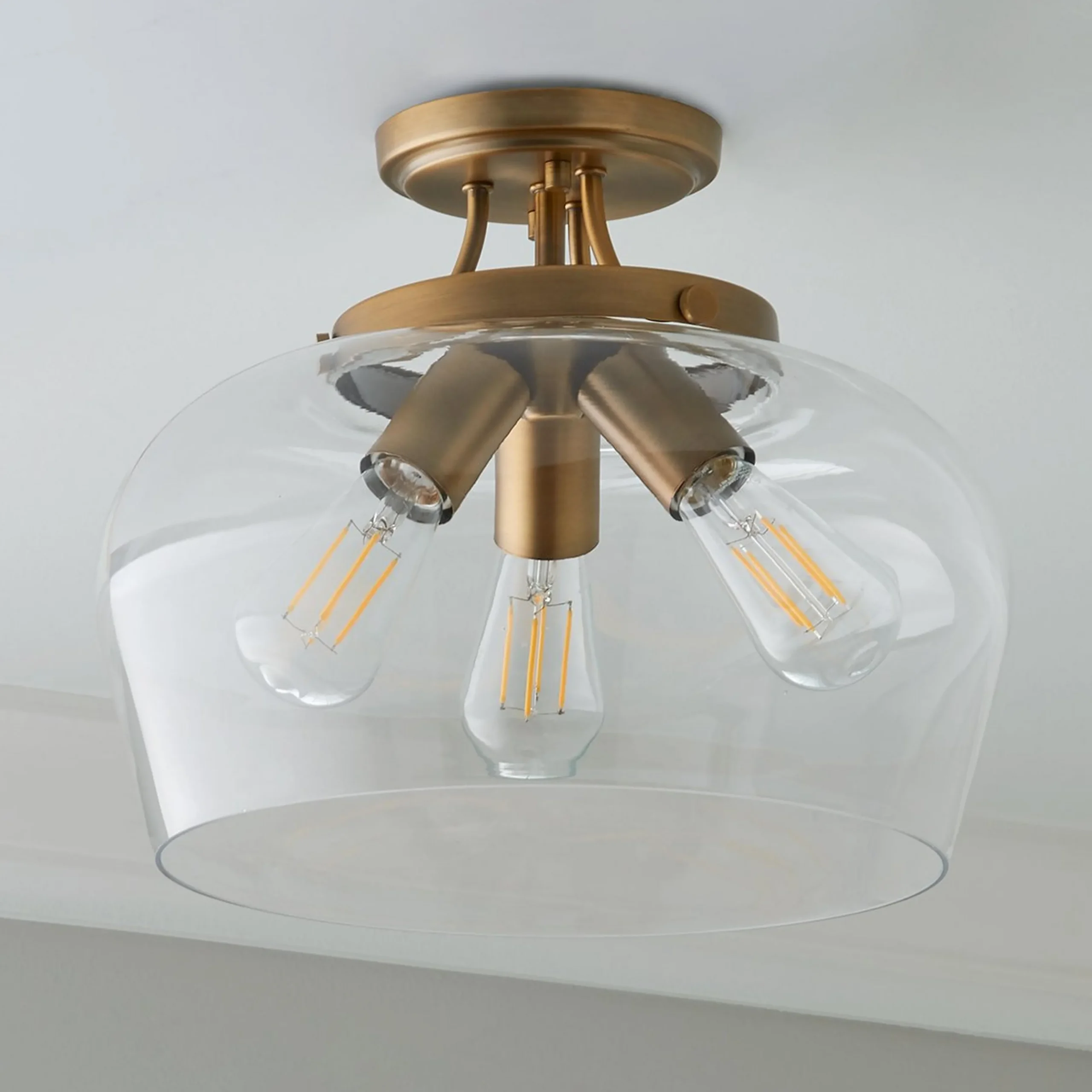 Ashley Semi-Flush Ceiling Light