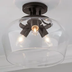 Ashley Semi-Flush Ceiling Light
