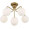 Asymmetrical Lola Semi-Flush Ceiling Light