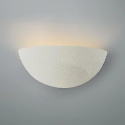 Atlas Ceramic Sconce - Small - Crackle