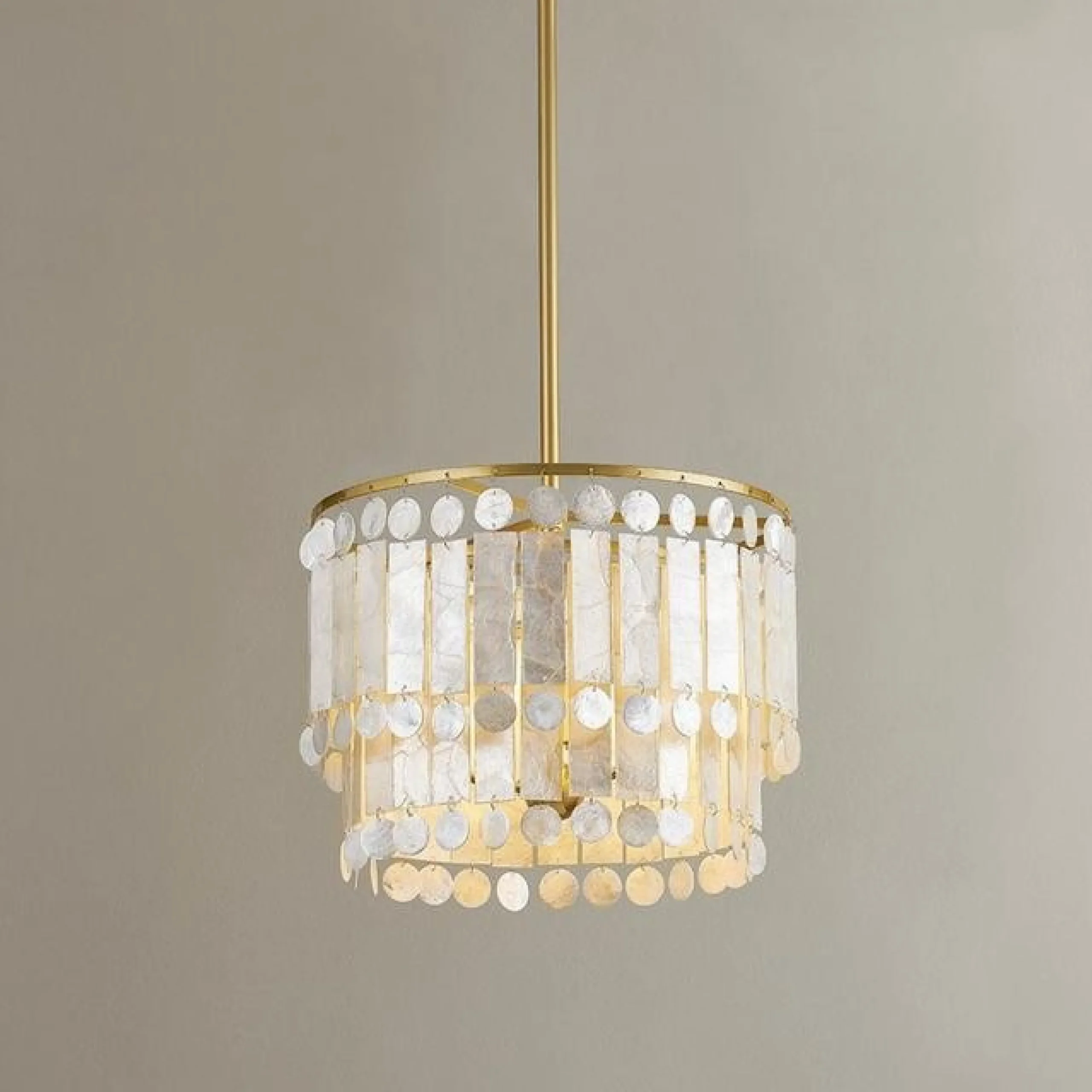Auriela Capiz Chandelier - Small
