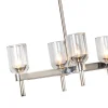 Aurind Linear Island Chandelier - Crystal