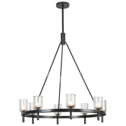Aurind Ring Chandelier - 8 Light - Crystal