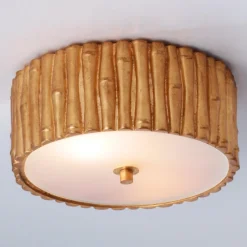 Bamboo Round Ceiling Light