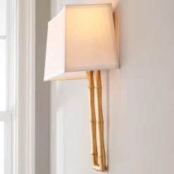 Bamboo Shade Sconce