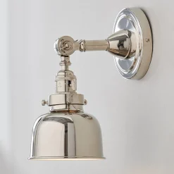 Banner Swing Arm Bath Sconce - Metal Bowl