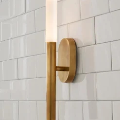 Bata Bath Sconce - Etched Crystal
