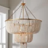 Beaded Kona Tiered Chandelier