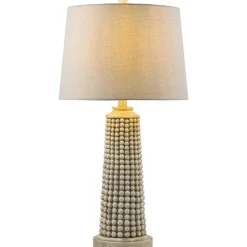 Beaded Obelisk Table Lamp