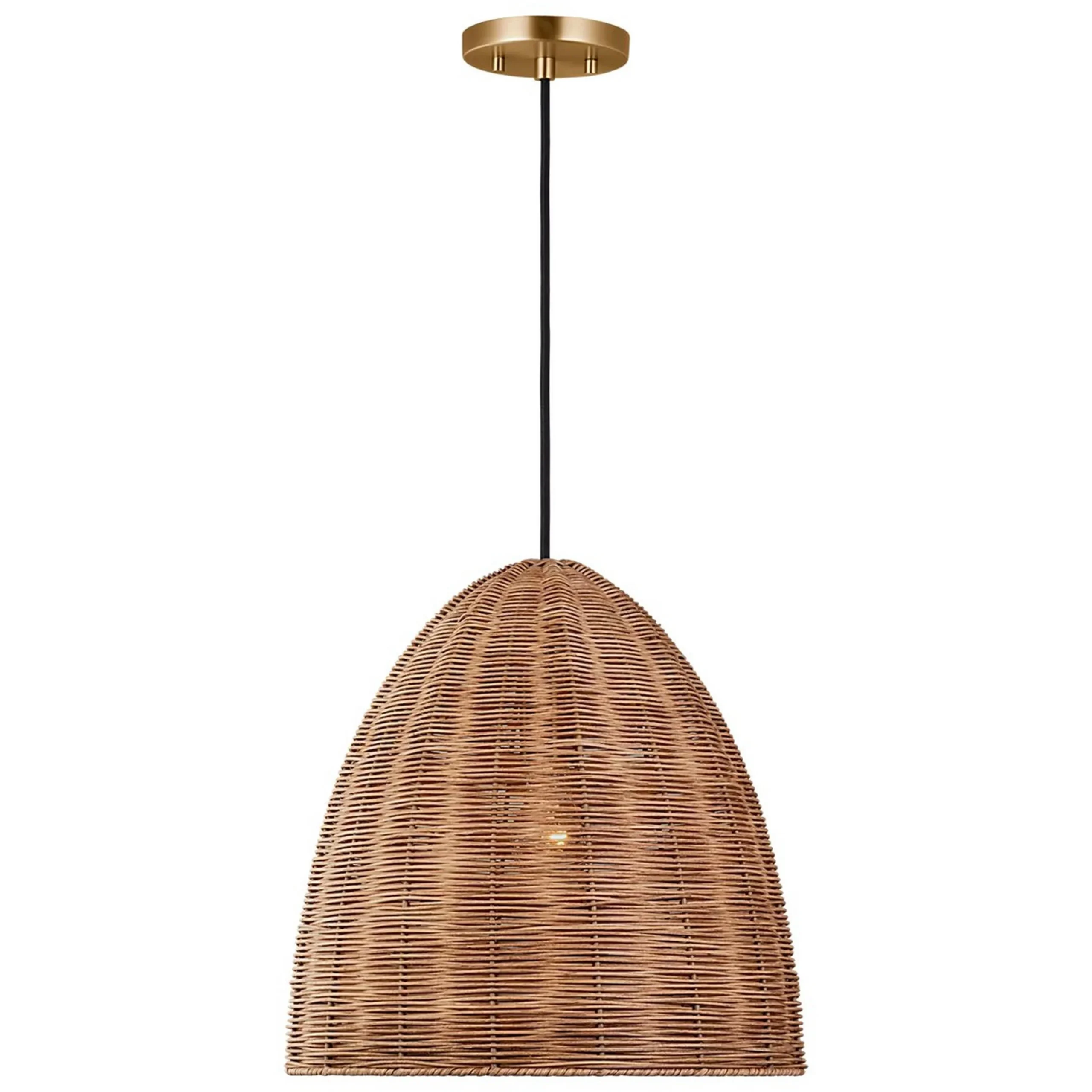 Bentlee Wicker Pendant - Large