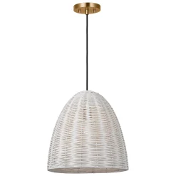 Bentlee Wicker Pendant - Large