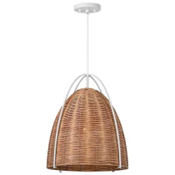 Bentlee Wicker Pendant - Large
