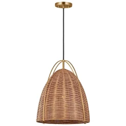 Bentlee Wicker Pendant - Small