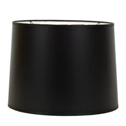 18" Black Paper New Drum Lamp Shade