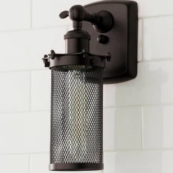 Bleecker Mesh Bath Sconce