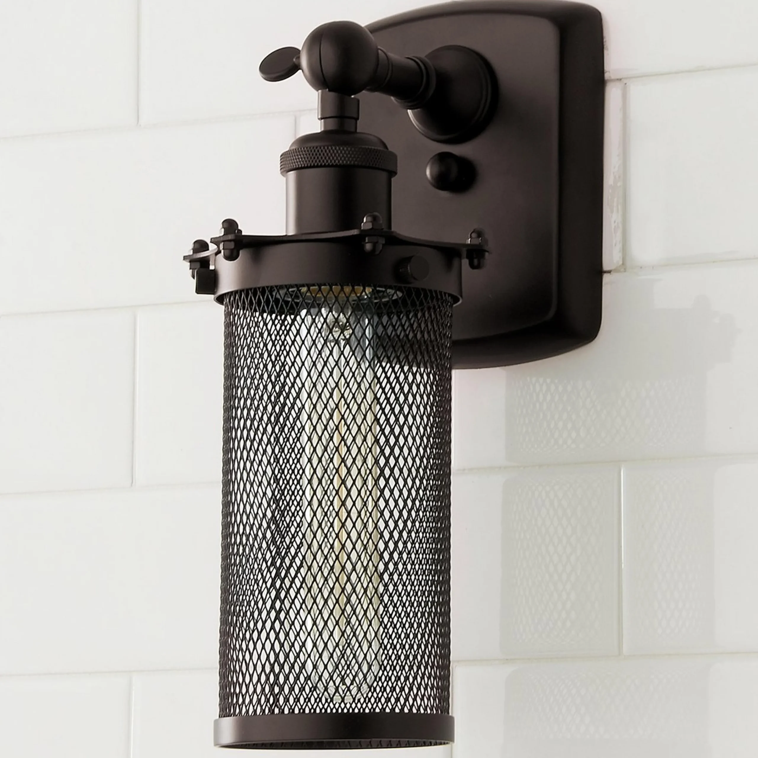 Bleecker Mesh Bath Sconce