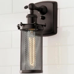 Bleecker Mesh Bath Sconce