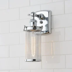 Bleecker Mesh Bath Sconce