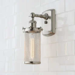 Bleecker Mesh Bath Sconce