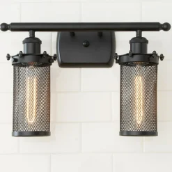 Bleecker Mesh Vanity Light - 2 Light