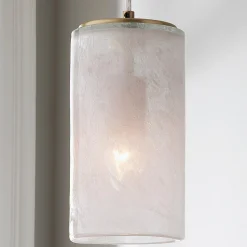 Blush Cylinder Pendant - Small