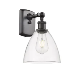 Branson Glass Bath Sconce - Clear