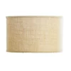 14" Burlap Drum Shade