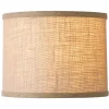 12" Burlap Perfect Drum Shade