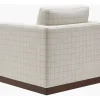 Caiden Swivel Chair - Patterned Linen