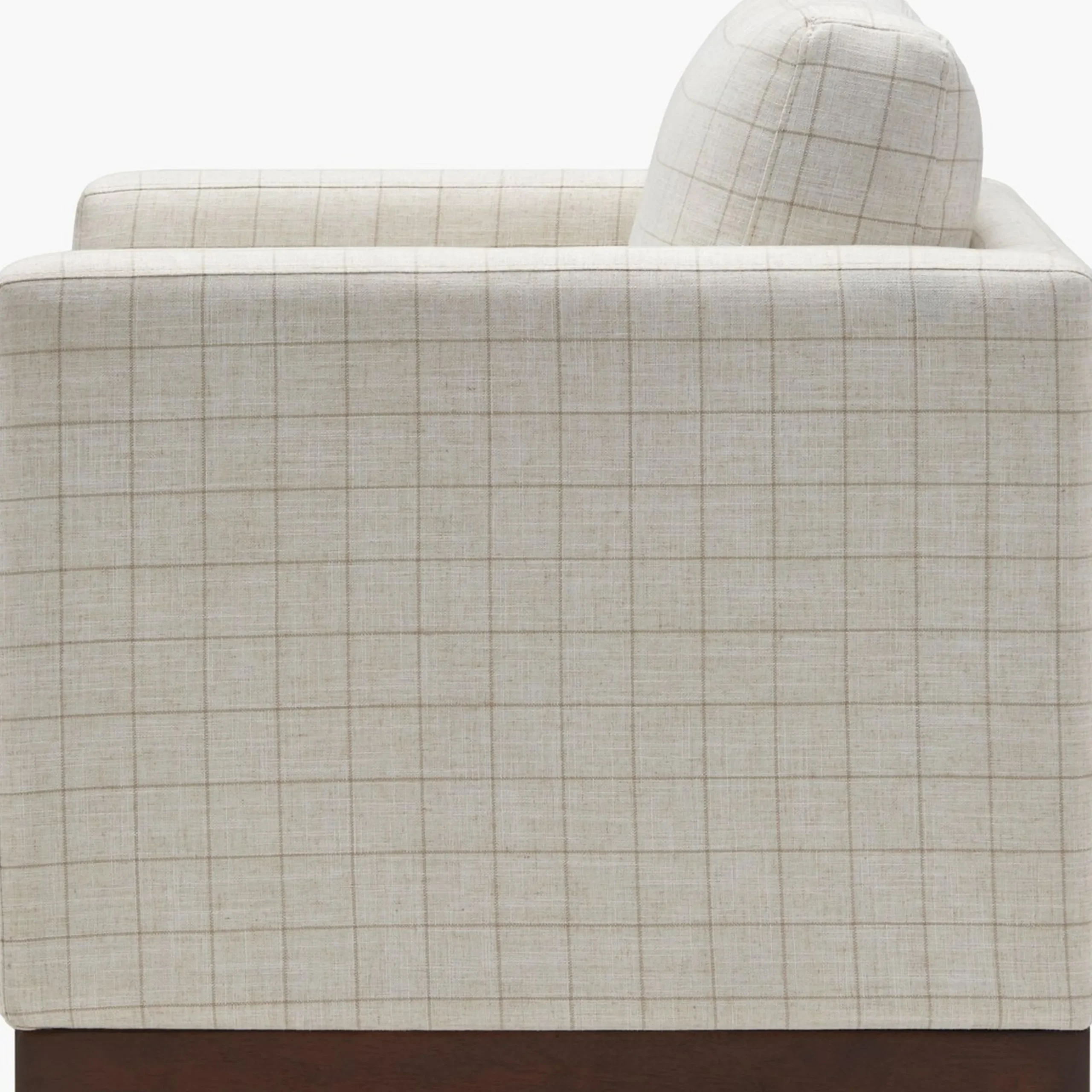 Caiden Swivel Chair - Patterned Linen