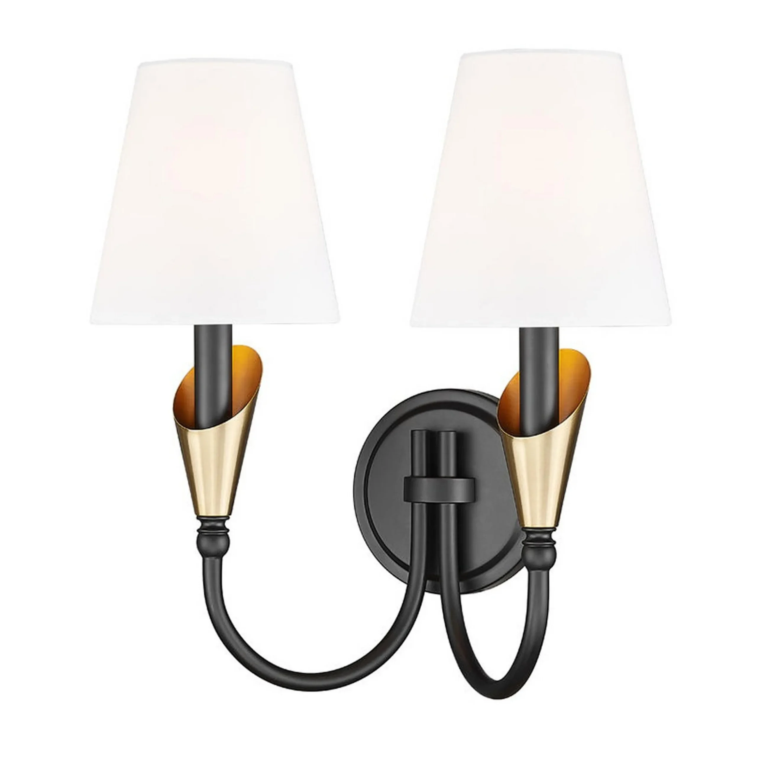 Callithyia Curved Double Sconce