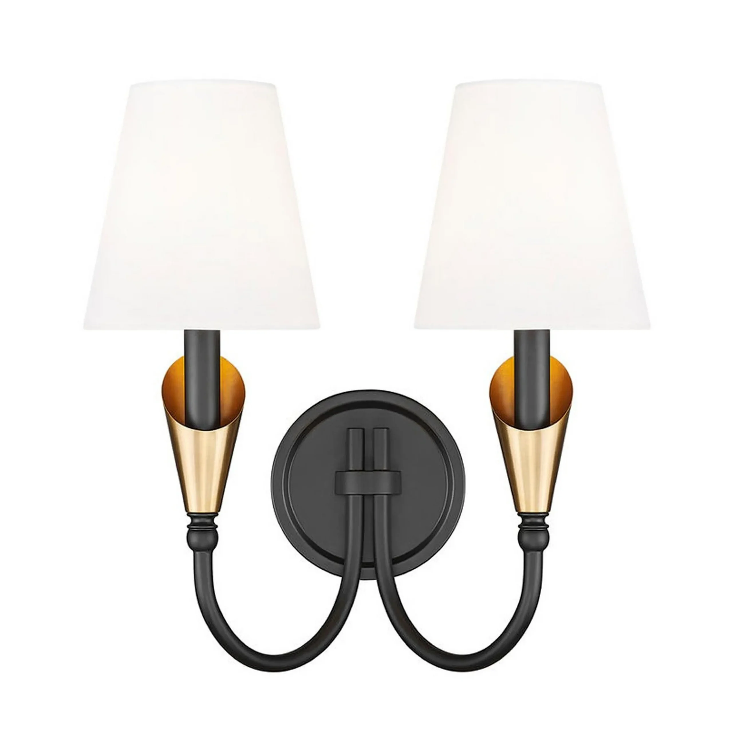 Callithyia Curved Double Sconce