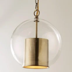 Cap and Globe Pendant
