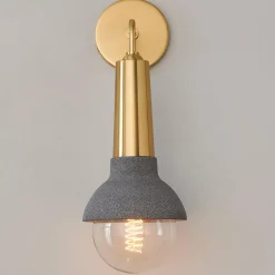 Capped Concrete Sconce