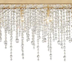Cascading Crystals Island Chandelier - Rectangular