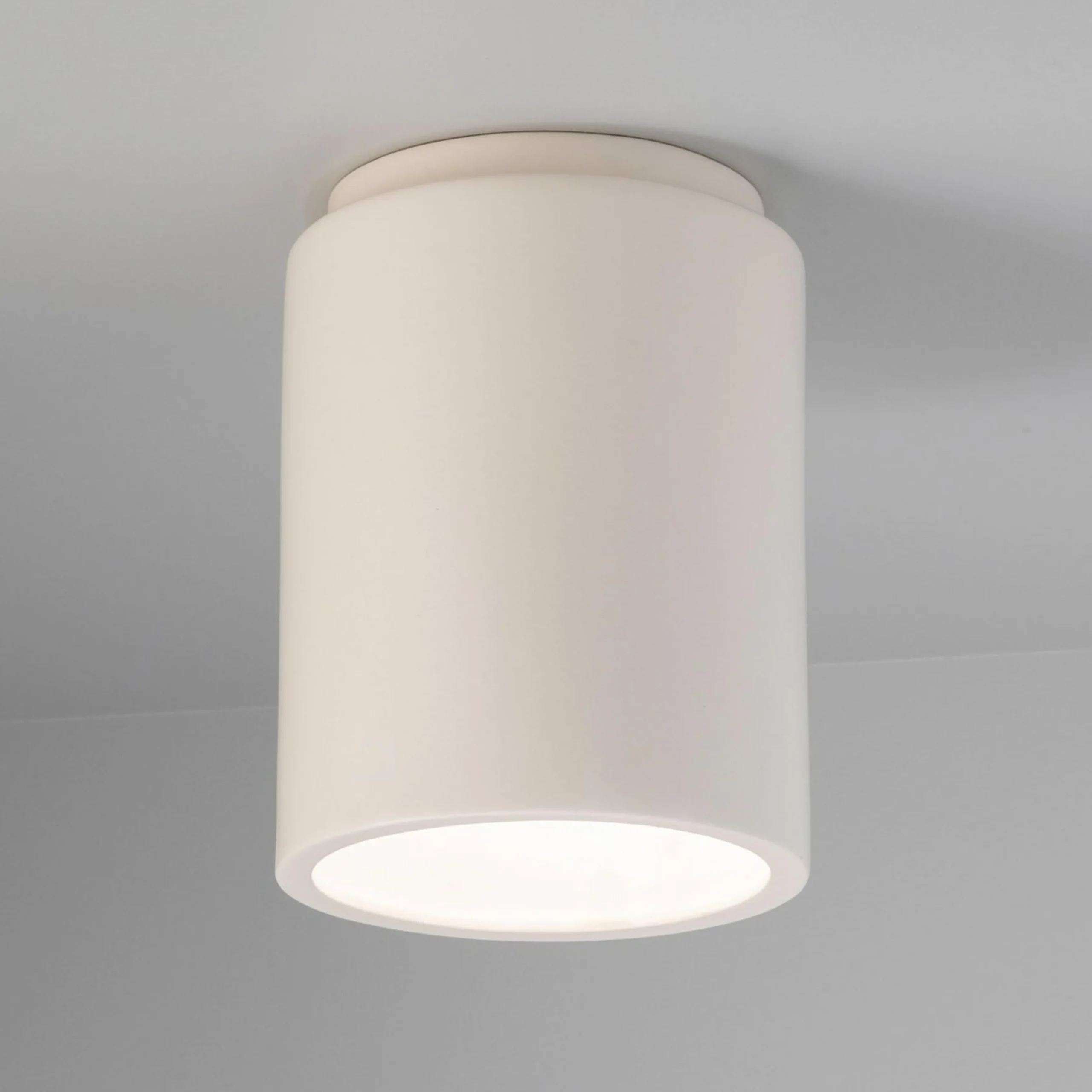 Ceramic Cylinder Ceiling Light - Matte