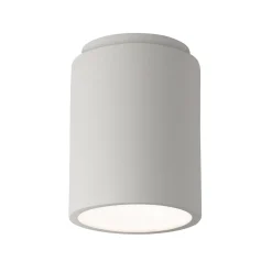 Ceramic Cylinder Ceiling Light - Bisque