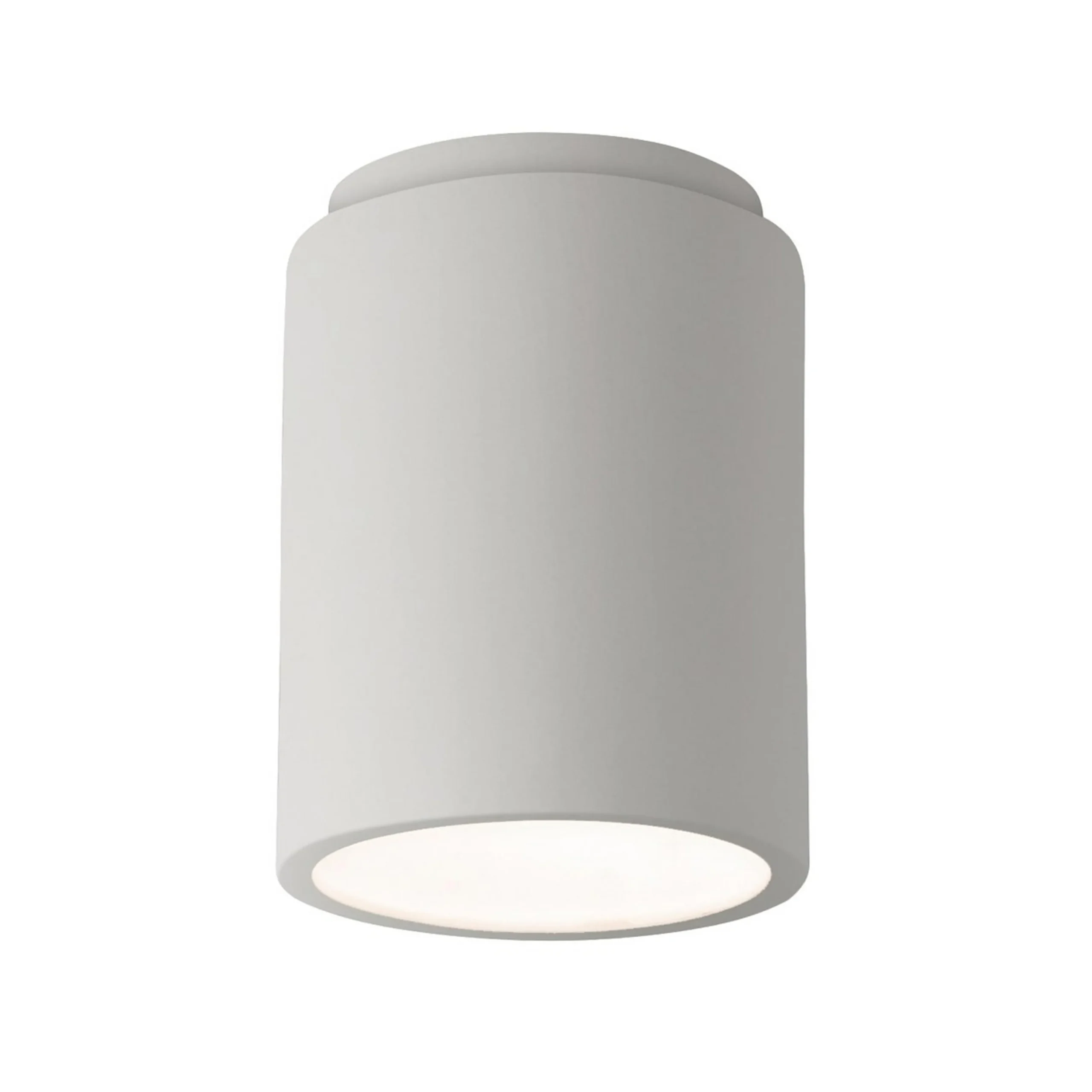 Ceramic Cylinder Ceiling Light - Bisque